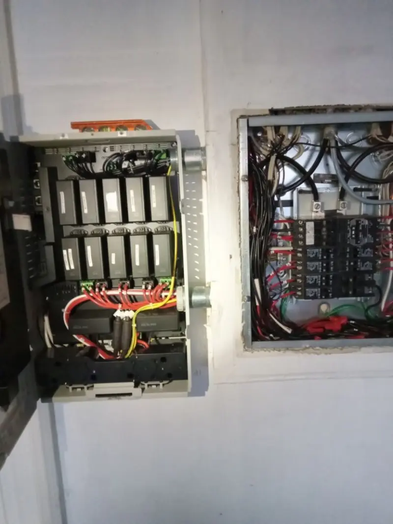 Electrical panel upgrade completed for Indoor Lighting Installation in Bridgeview